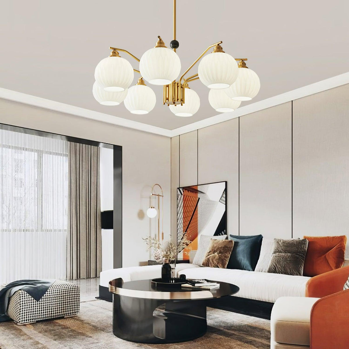 Nytheos Luxe messing kroonluchter
