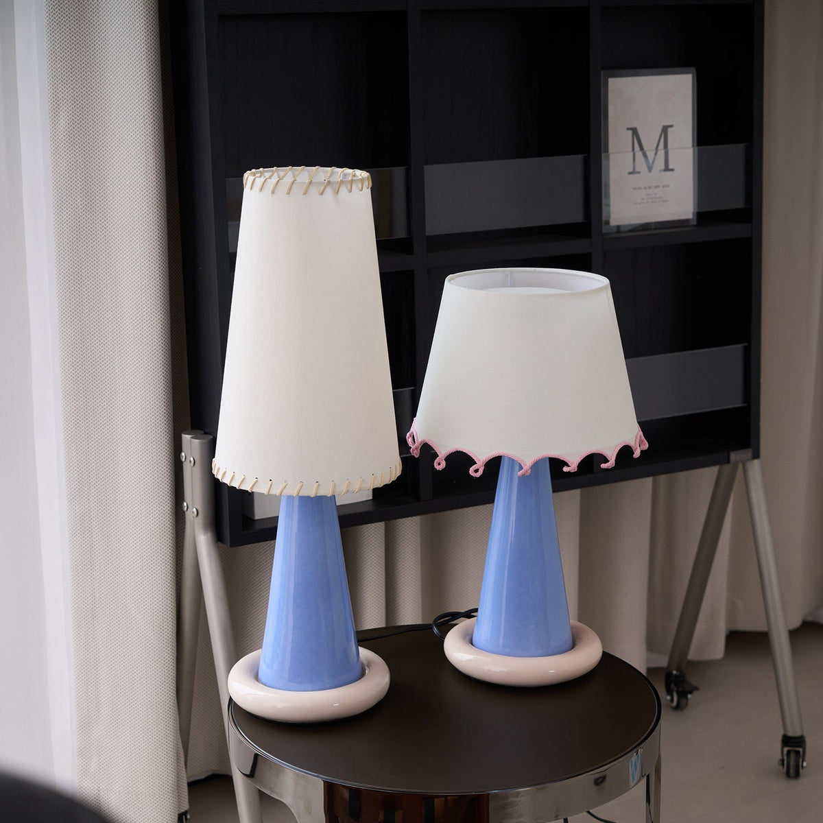 Rhett Moderne tafellamp van keramiek