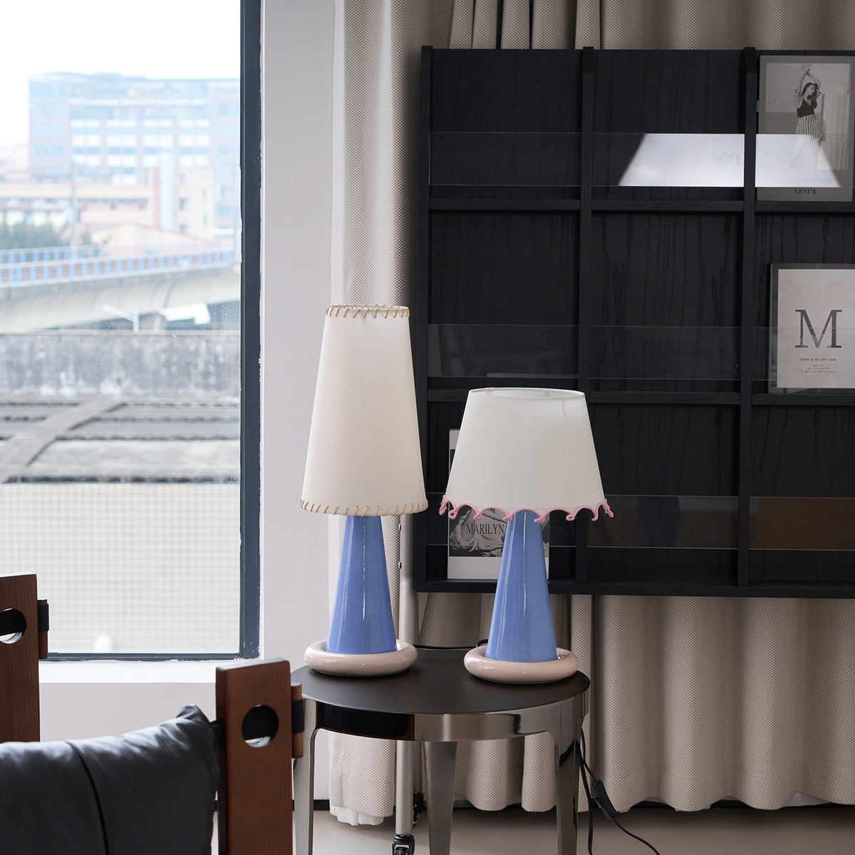 Rhett Moderne tafellamp van keramiek