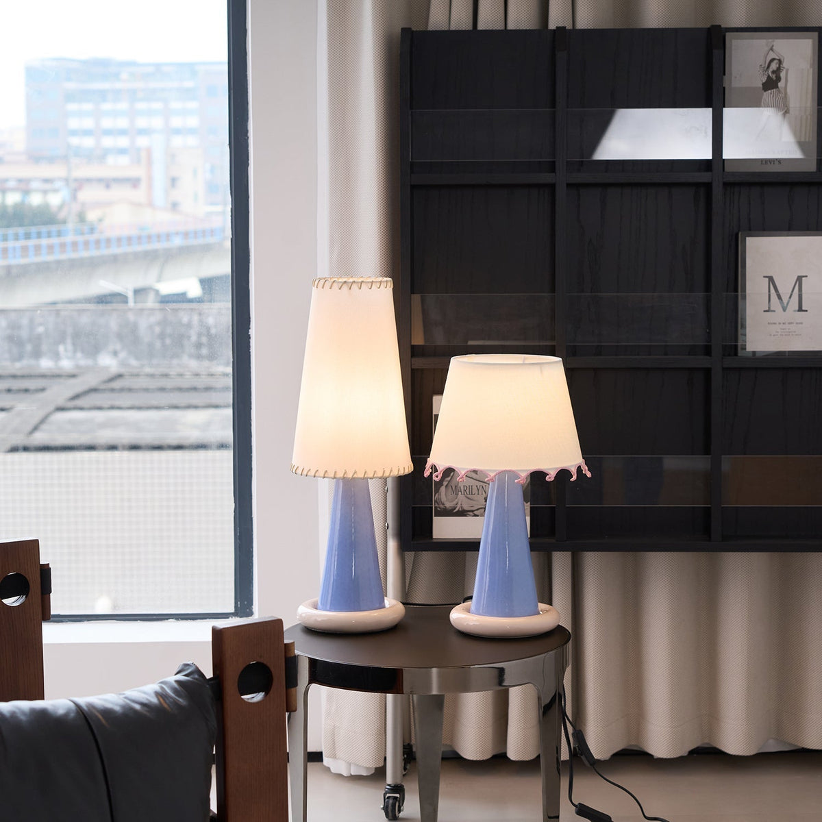 Rhett Moderne tafellamp van keramiek