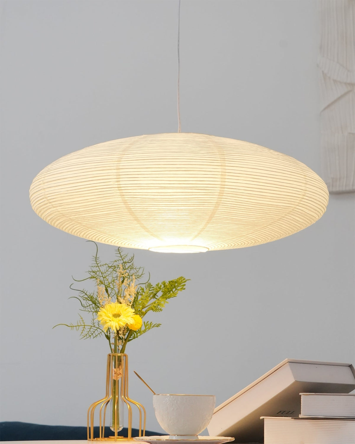 Piaiviella hanglamp washi-papier voor woonkamer