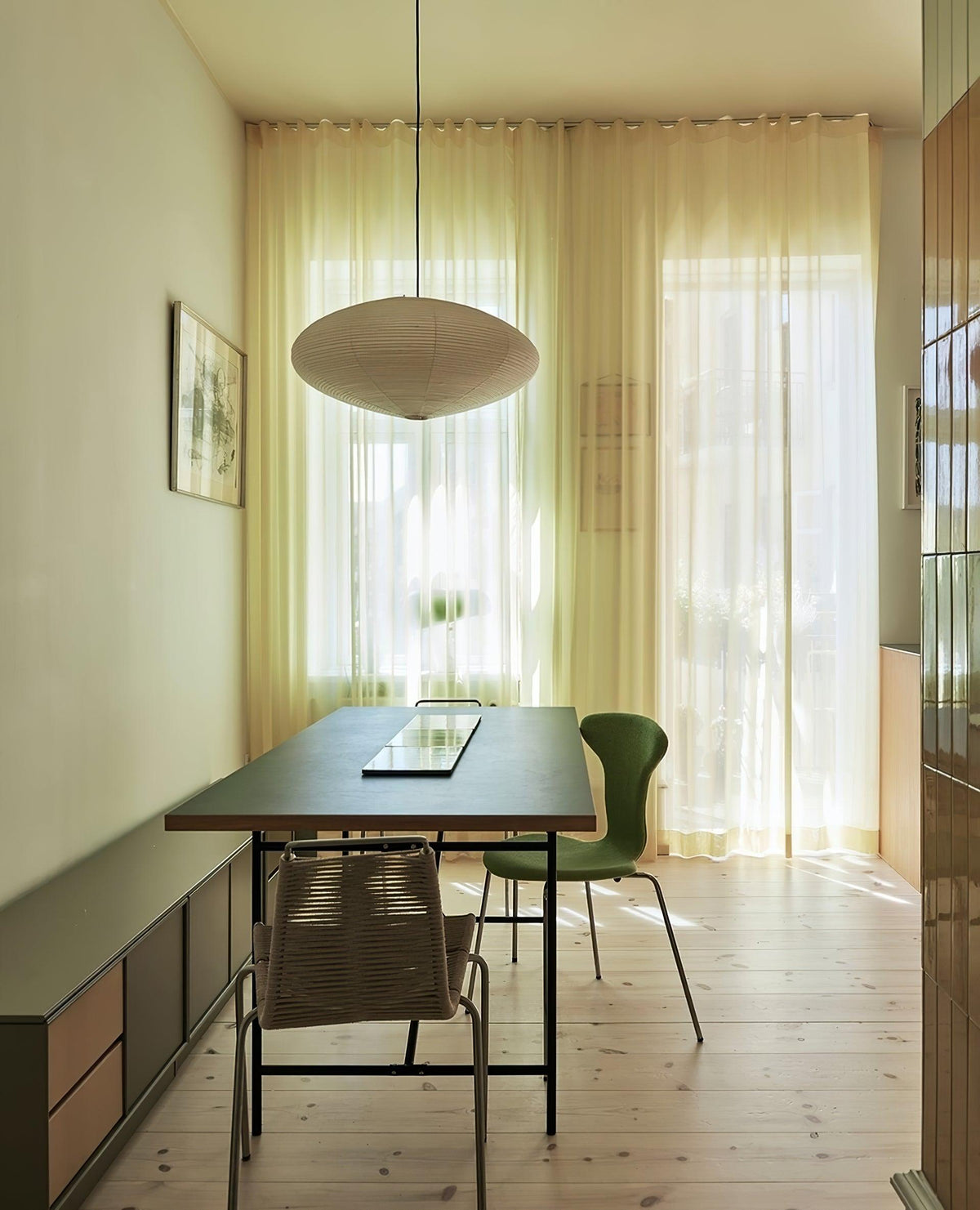 Piaiviella hanglamp washi-papier voor woonkamer