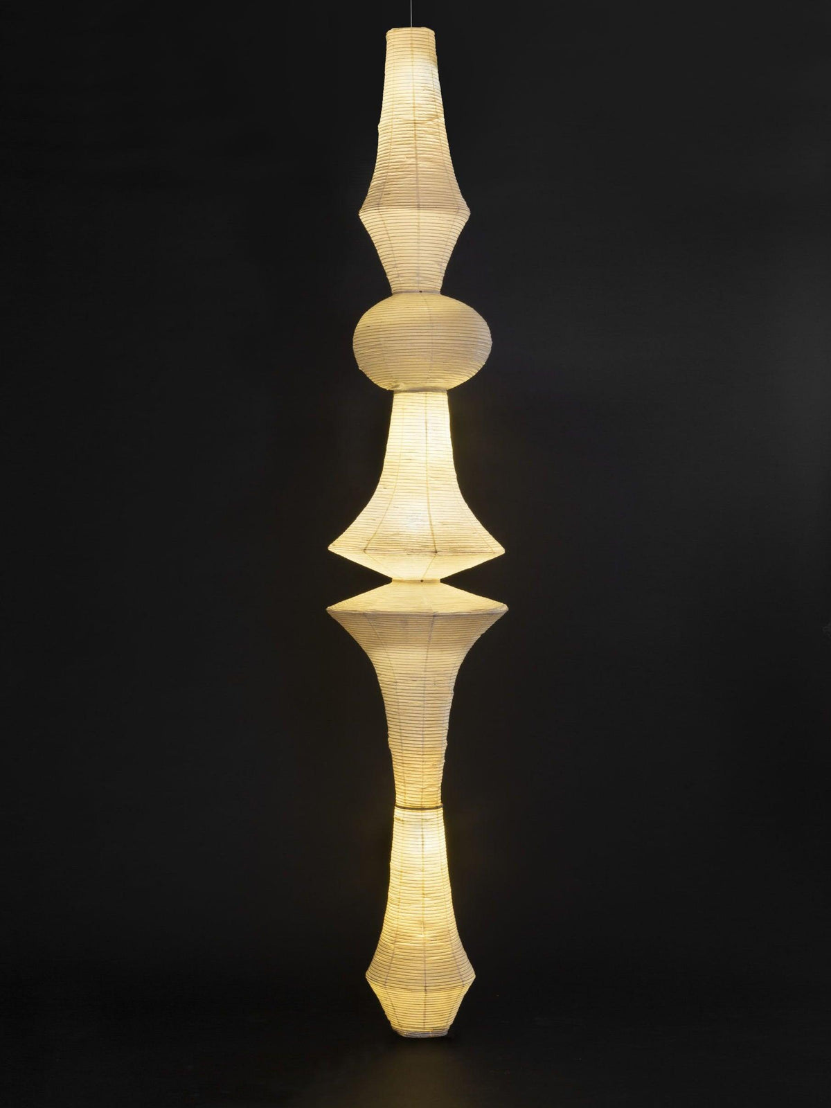 Lunirena hanglamp Washi-papier E voor woonkamer