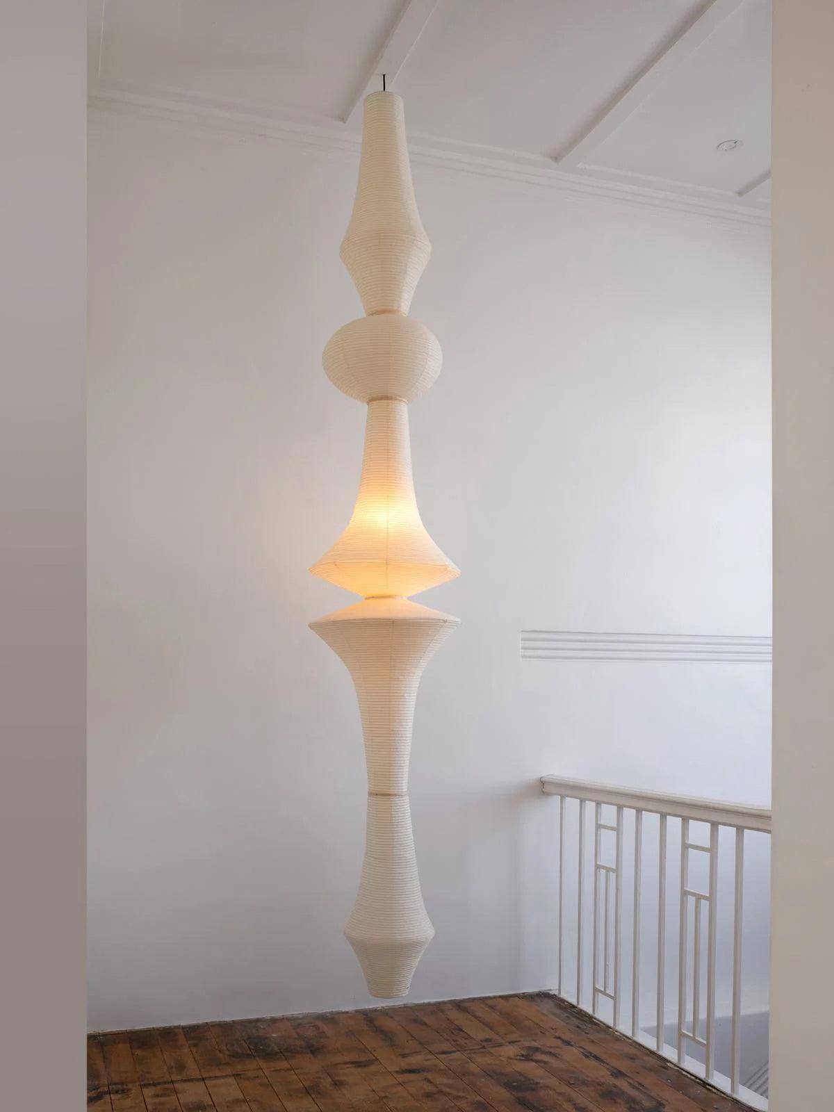 Lunirena hanglamp Washi-papier E voor woonkamer