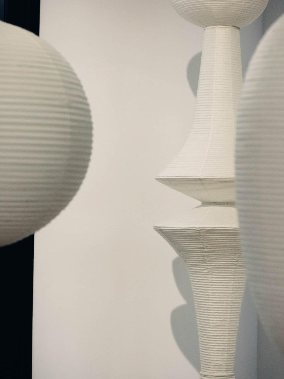 Lunirena hanglamp Washi-papier E voor woonkamer