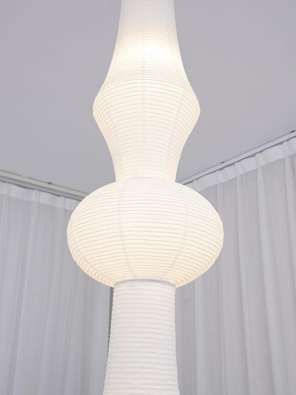 Lunirena hanglamp Washi-papier E voor woonkamer