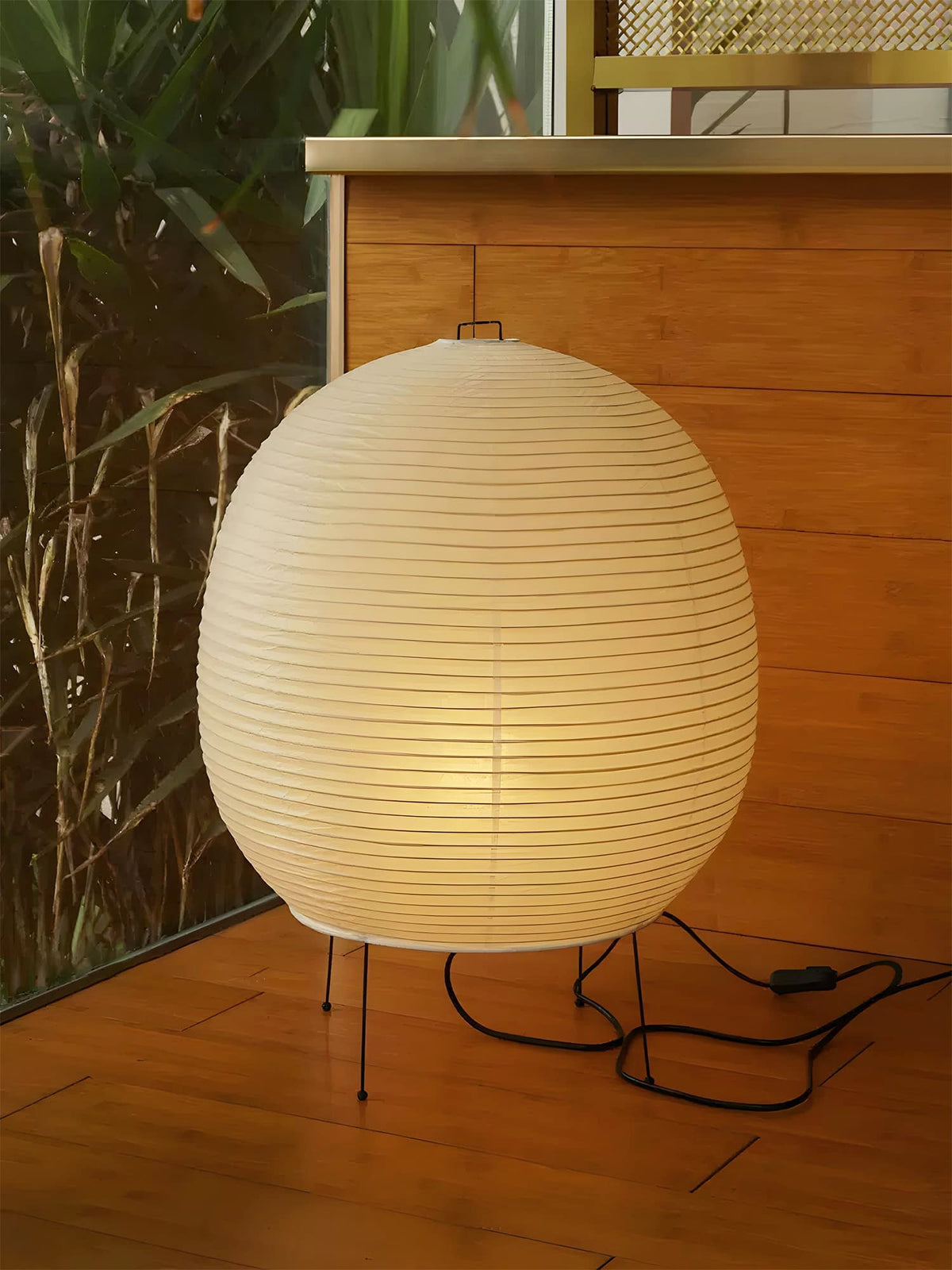 Lunaella tafellamp met rijstpapier lantaarn