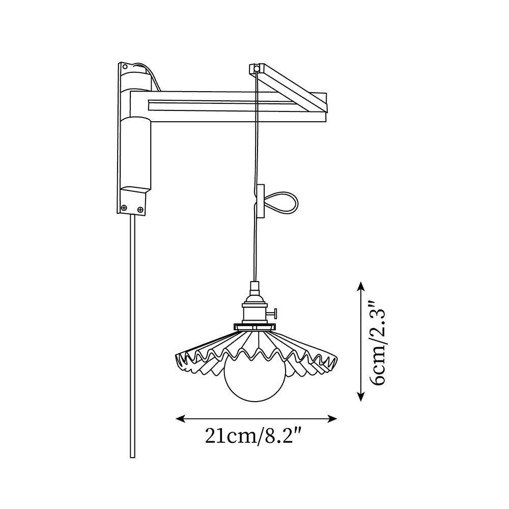 Mirisaria wandlamp