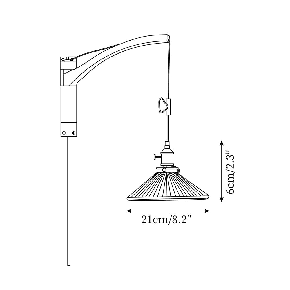 Mirisaria wandlamp