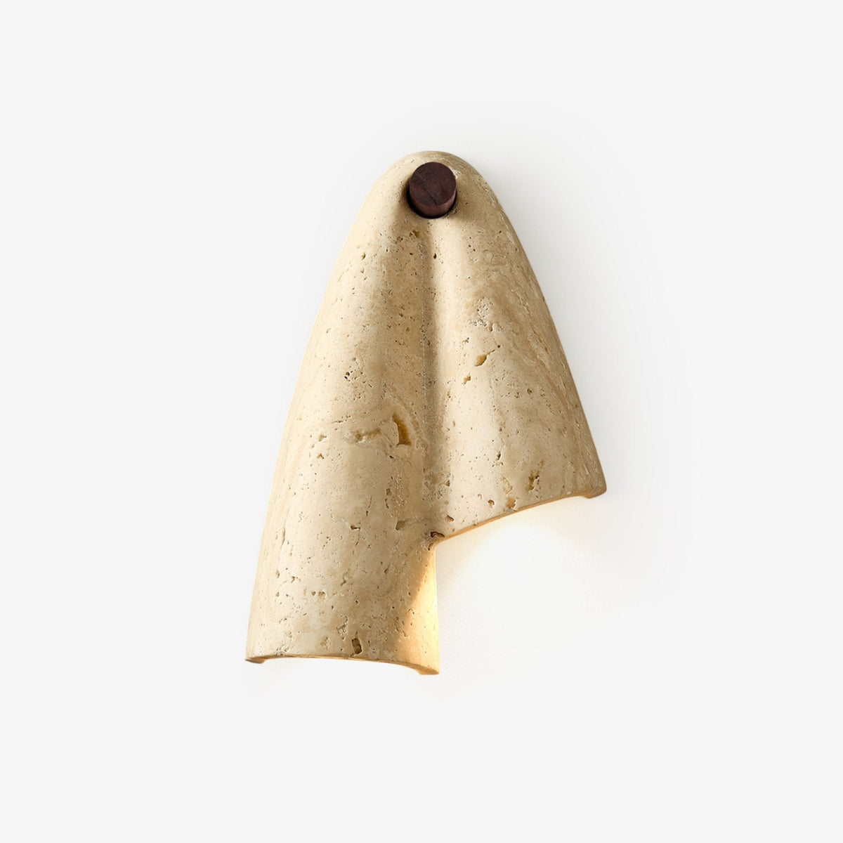 Valeliella wandlamp in travertin