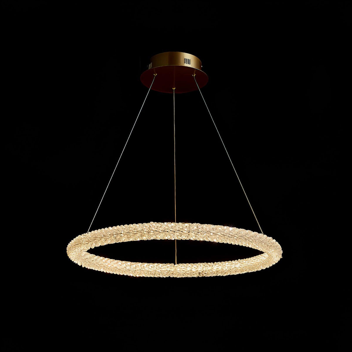 Seleira Ring kristal kroonluchter LED