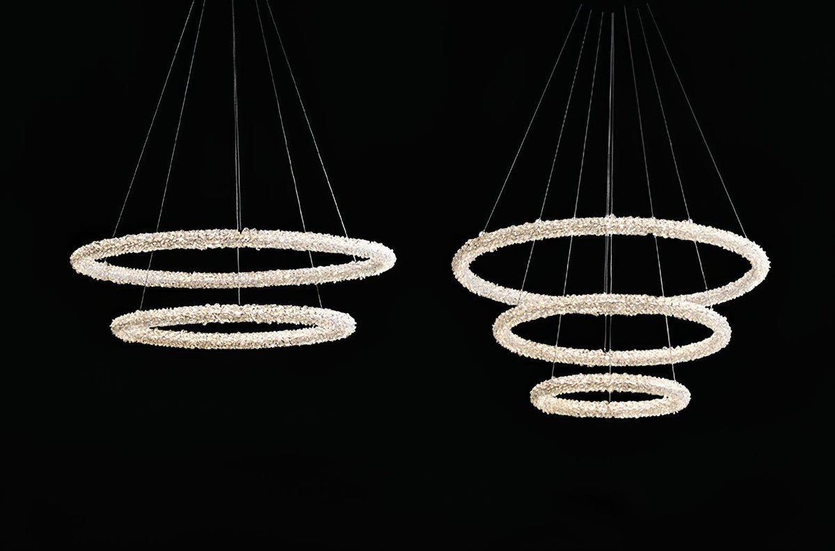 Seleira Ring kristal kroonluchter LED
