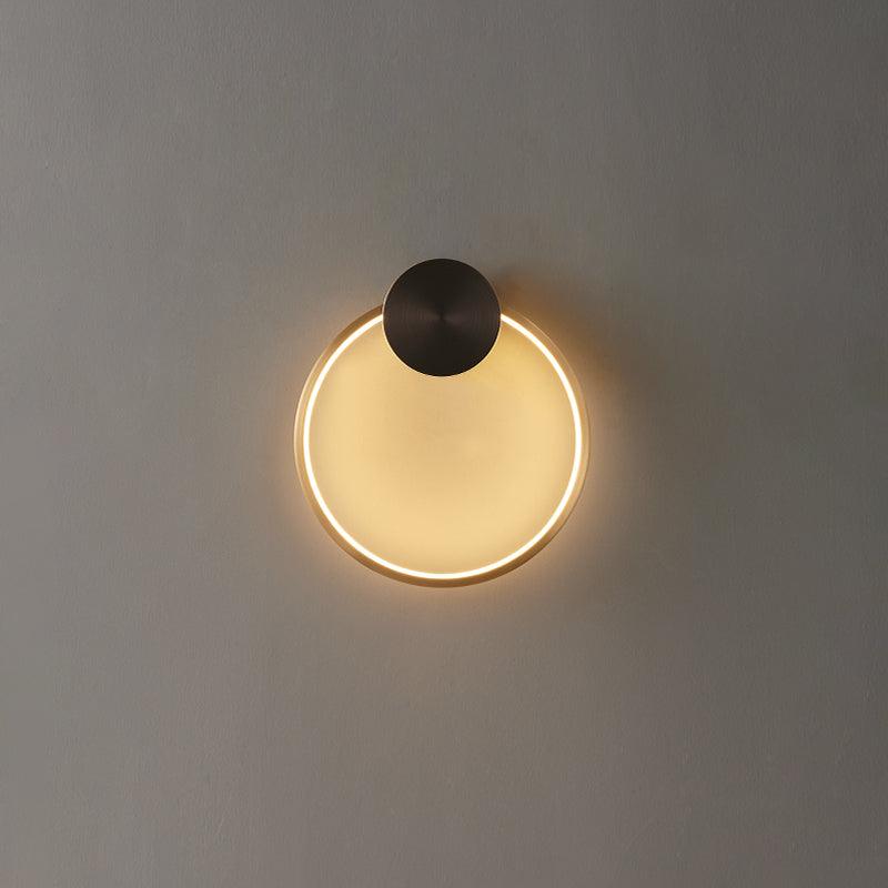 Oriaenne wandlamp Moderne Minimalistische Ringvormige LED messing Metaal