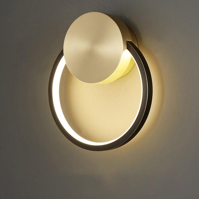 Oriaenne wandlamp Moderne Minimalistische Ringvormige LED messing Metaal