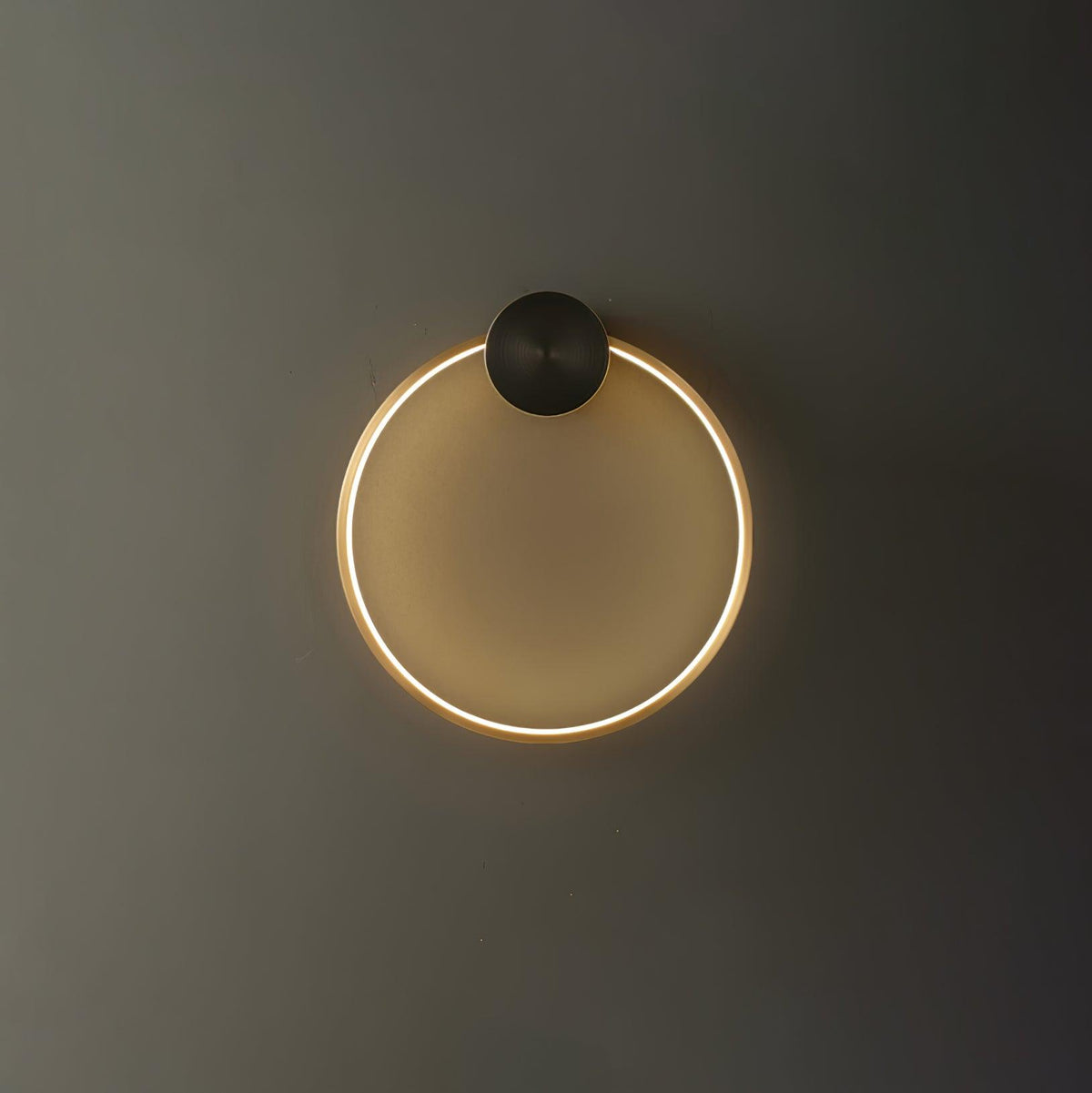 Oriaenne wandlamp Moderne Minimalistische Ringvormige LED messing Metaal