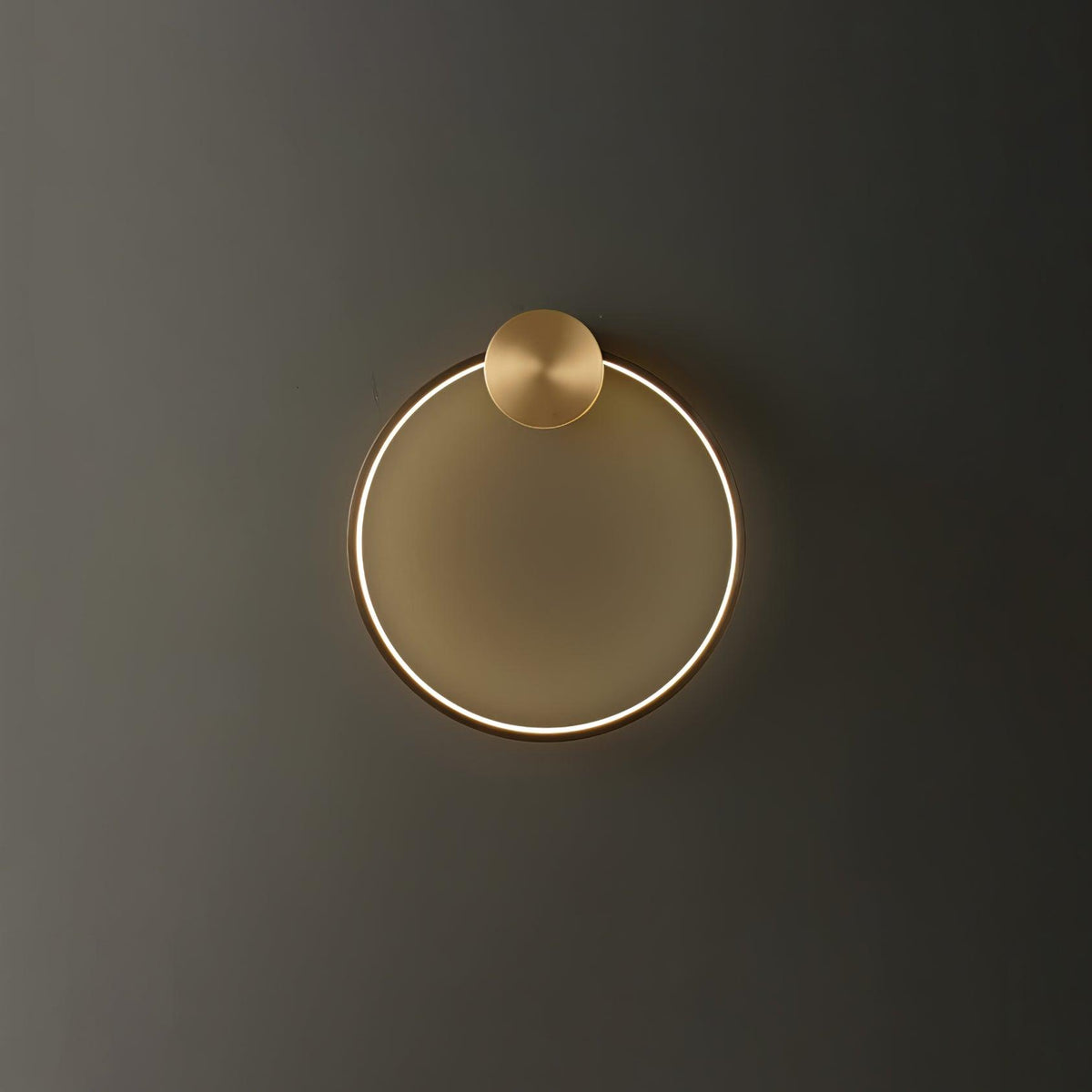 Oriaenne wandlamp Moderne Minimalistische Ringvormige LED messing Metaal