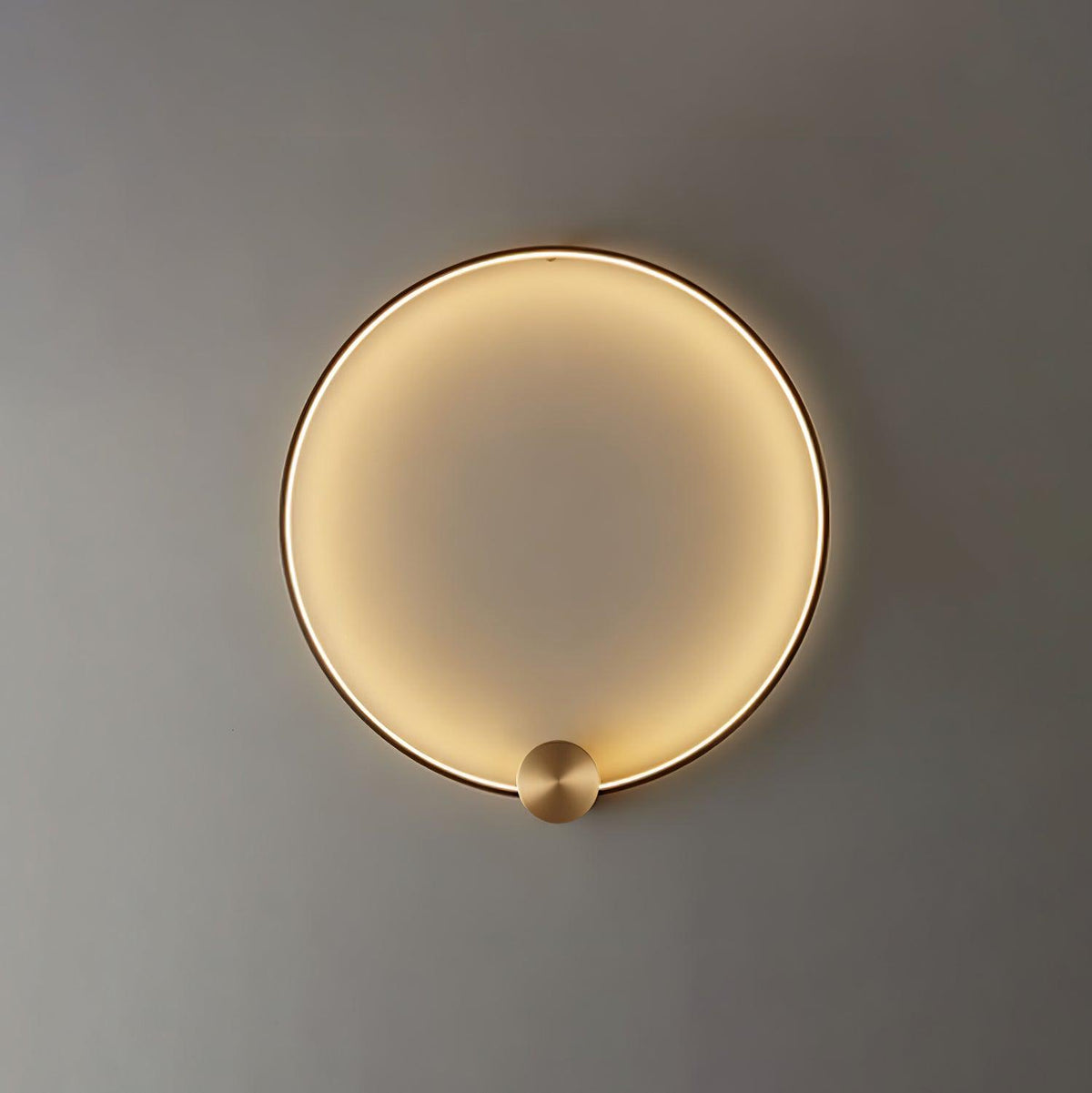 Oriaenne wandlamp Moderne Minimalistische Ringvormige LED messing Metaal