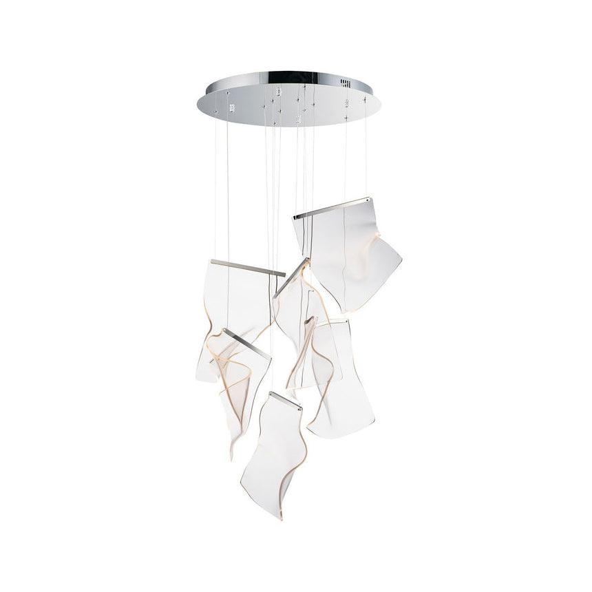 Lucuian kroonluchter acrylaat LED abstract zwevend kunstwerk
