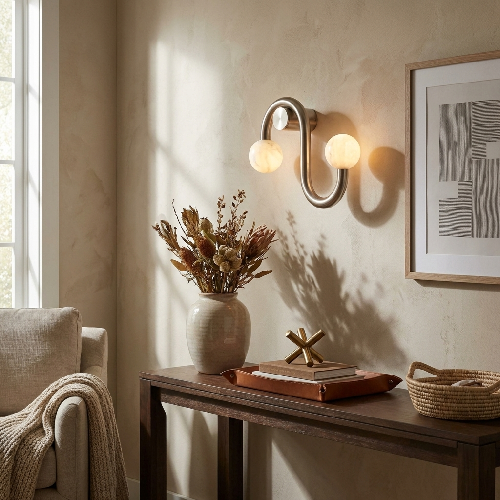 Wexleigh albast wandlamp