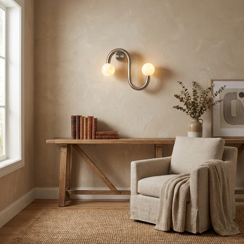 Wexleigh albast wandlamp