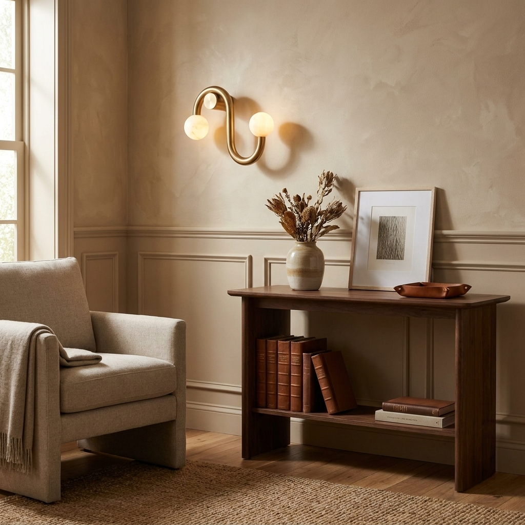Wexleigh albast wandlamp