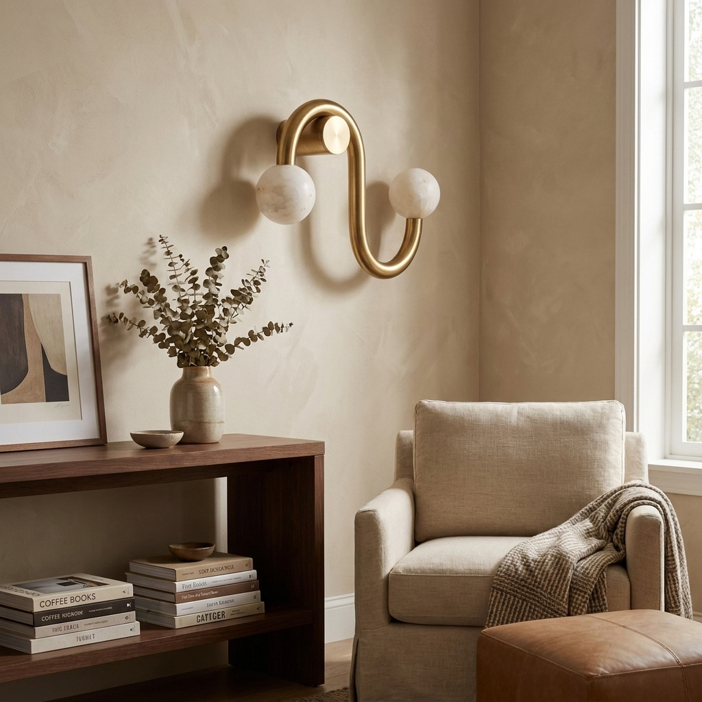 Wexleigh albast wandlamp