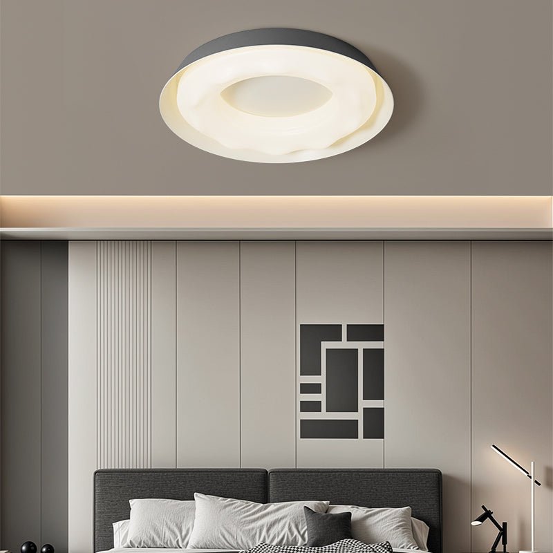 Vathais Moderne minimalistische plafondlamp met rimpels