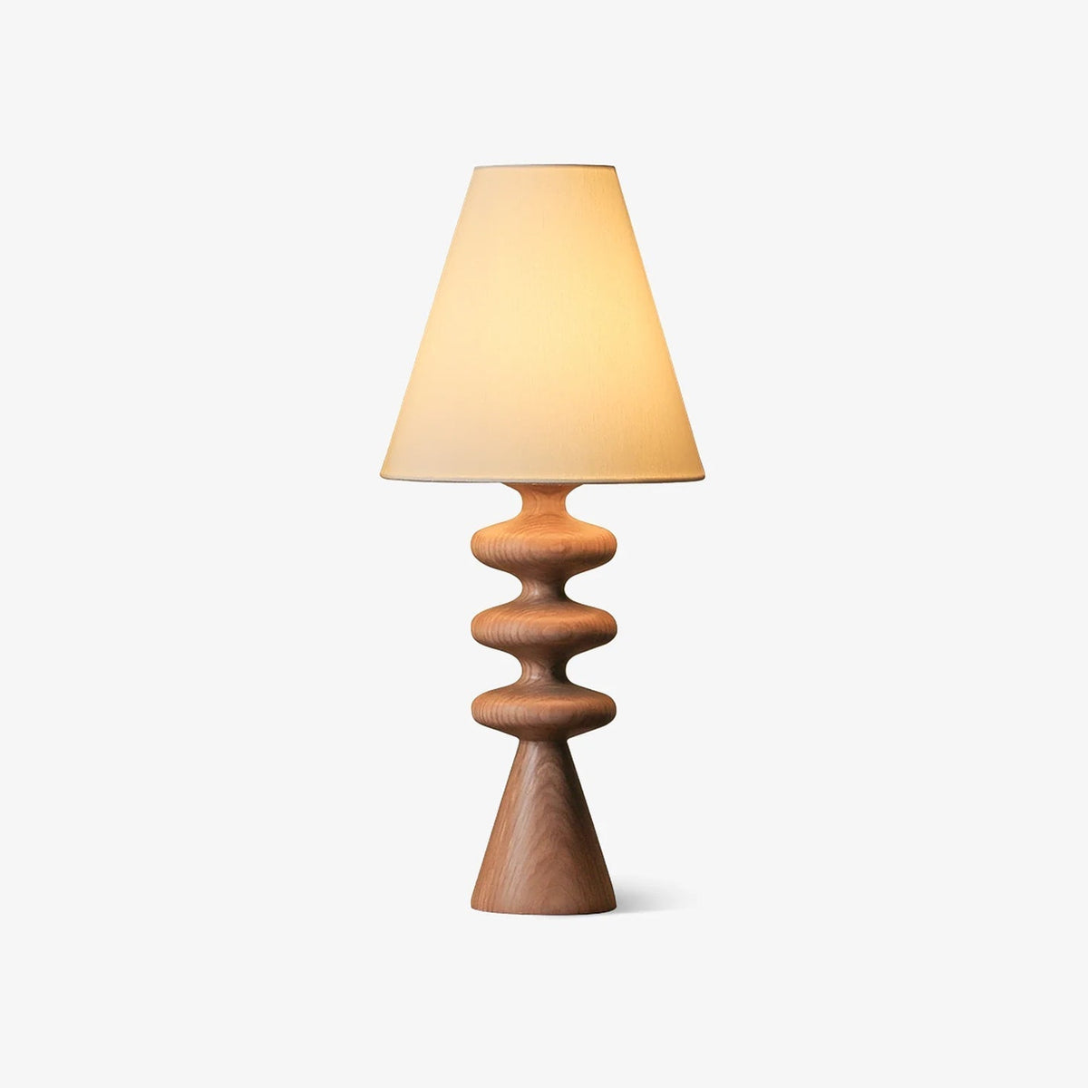 Zelms moderne tafellamp van hout