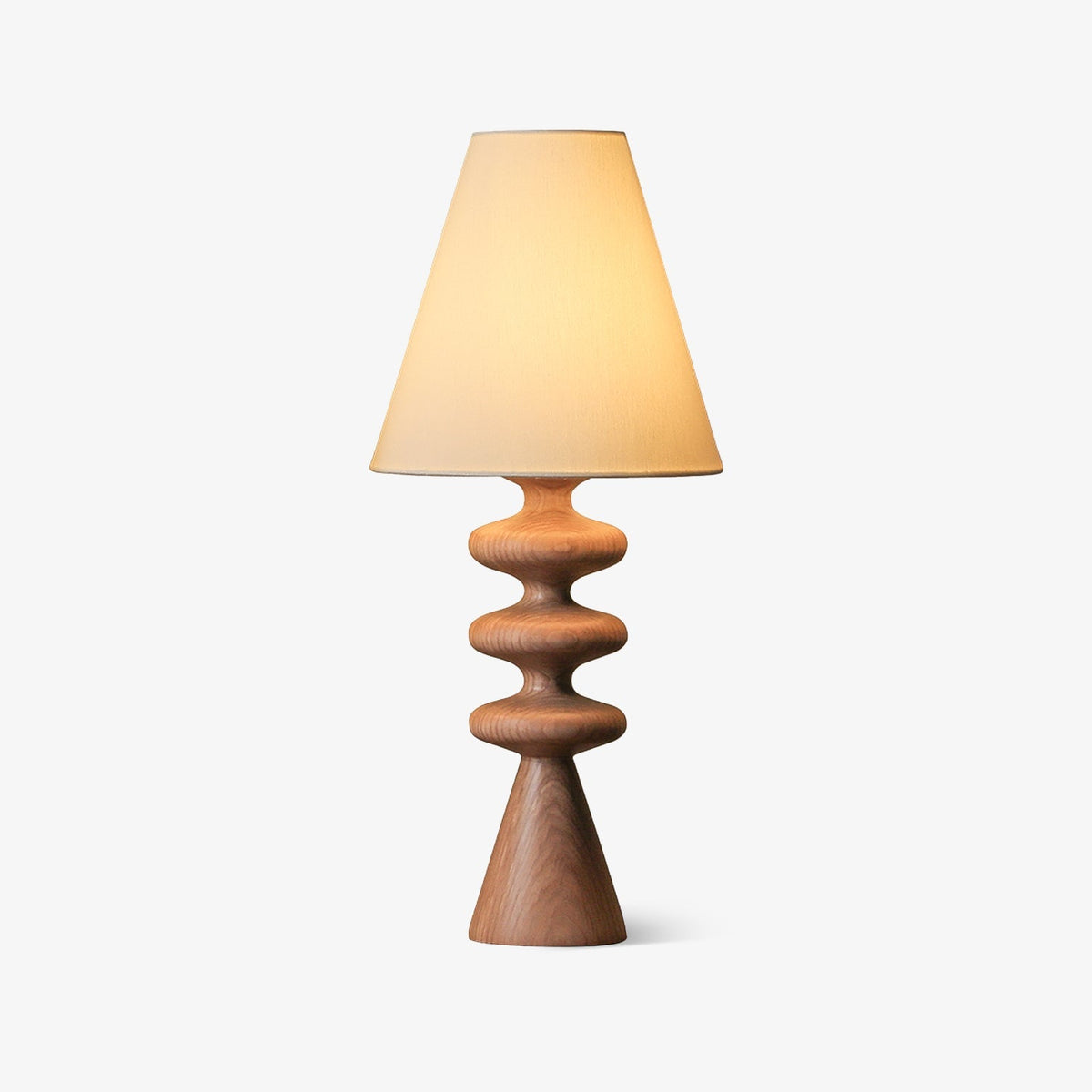 Zelms moderne tafellamp van hout