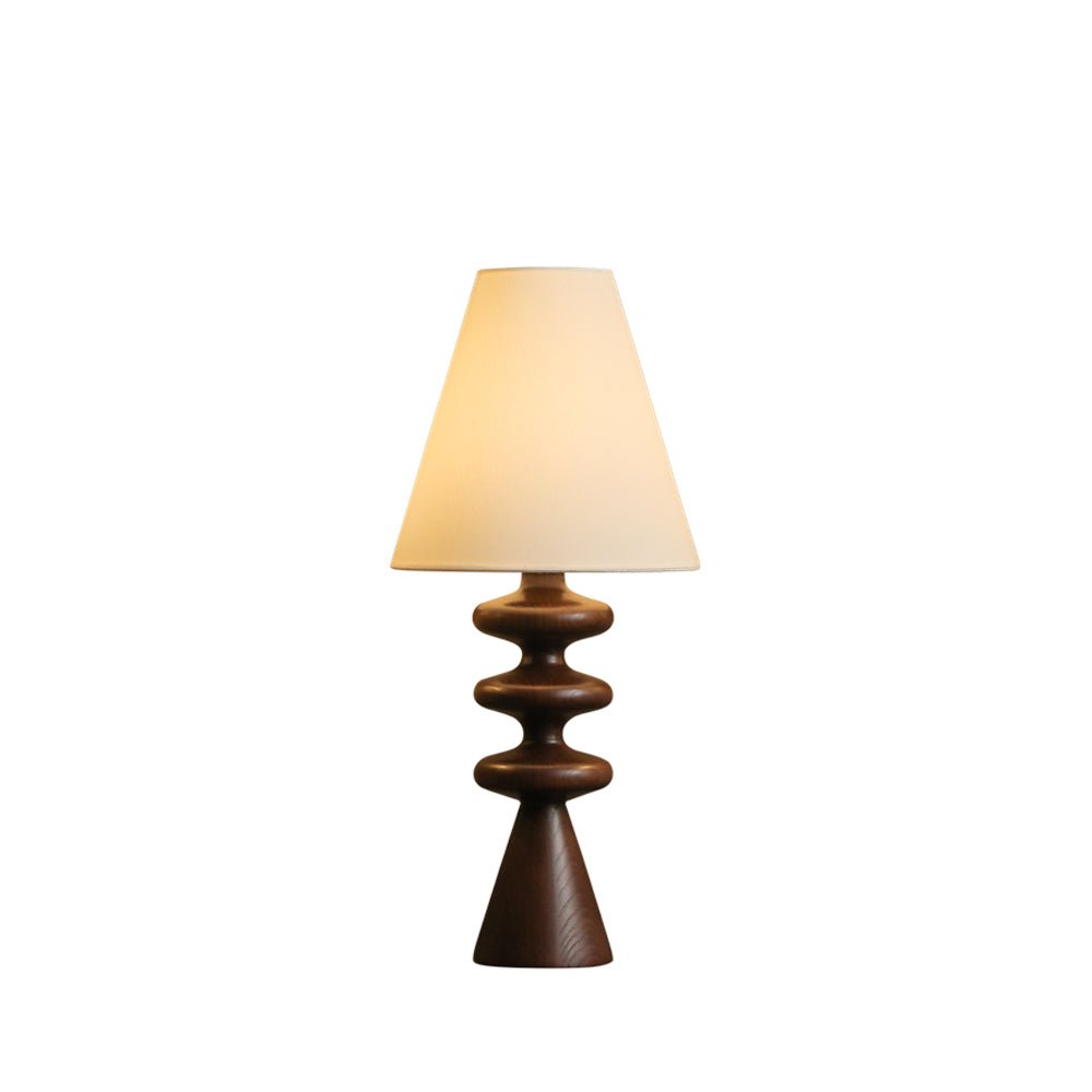 Zelms moderne tafellamp van hout