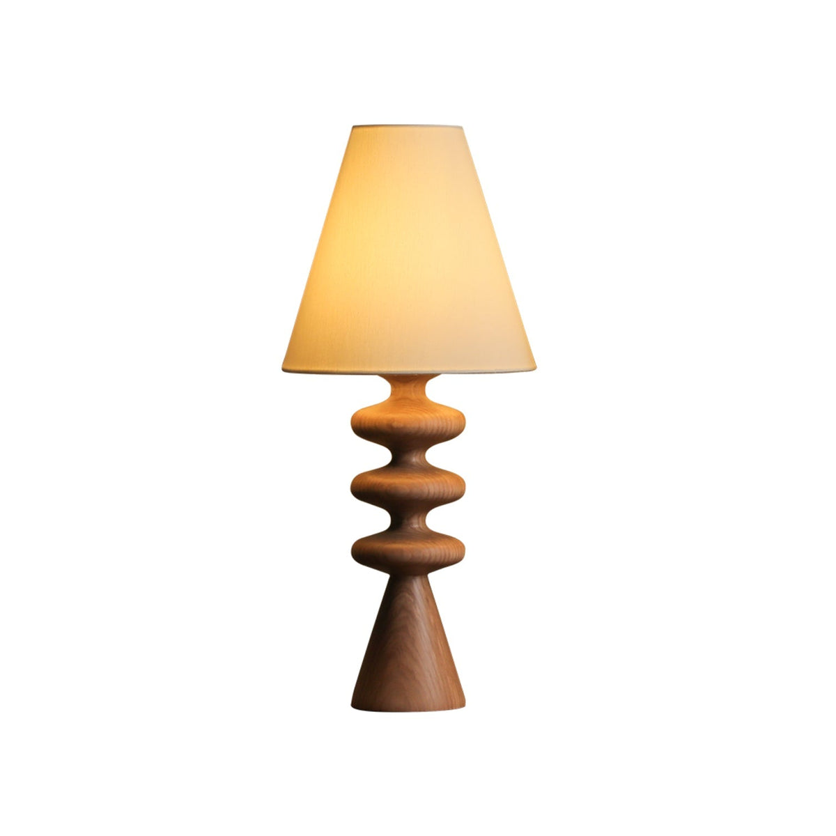 Zelms moderne tafellamp van hout