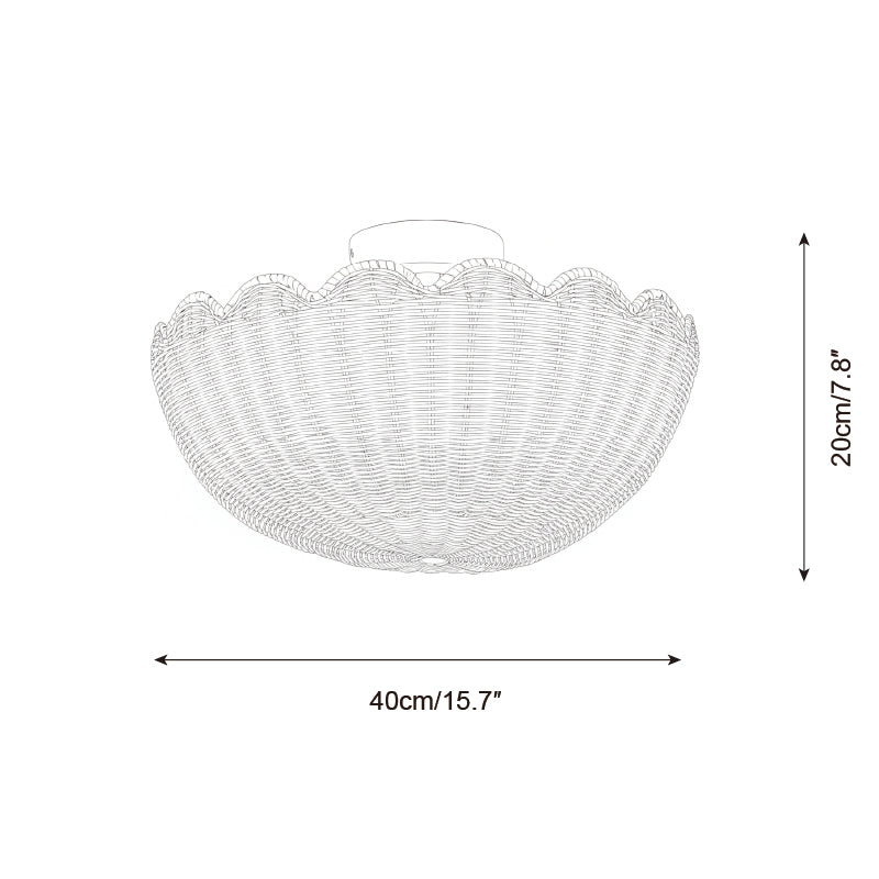 Mirivia vlakke plafondlamp