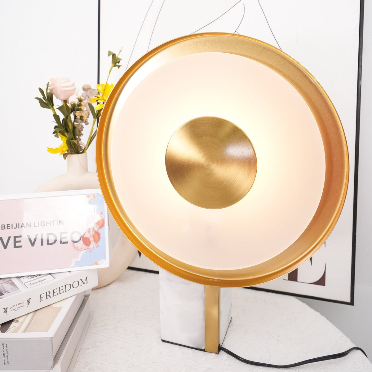 Tessain marmeren minimalistische tafellamp