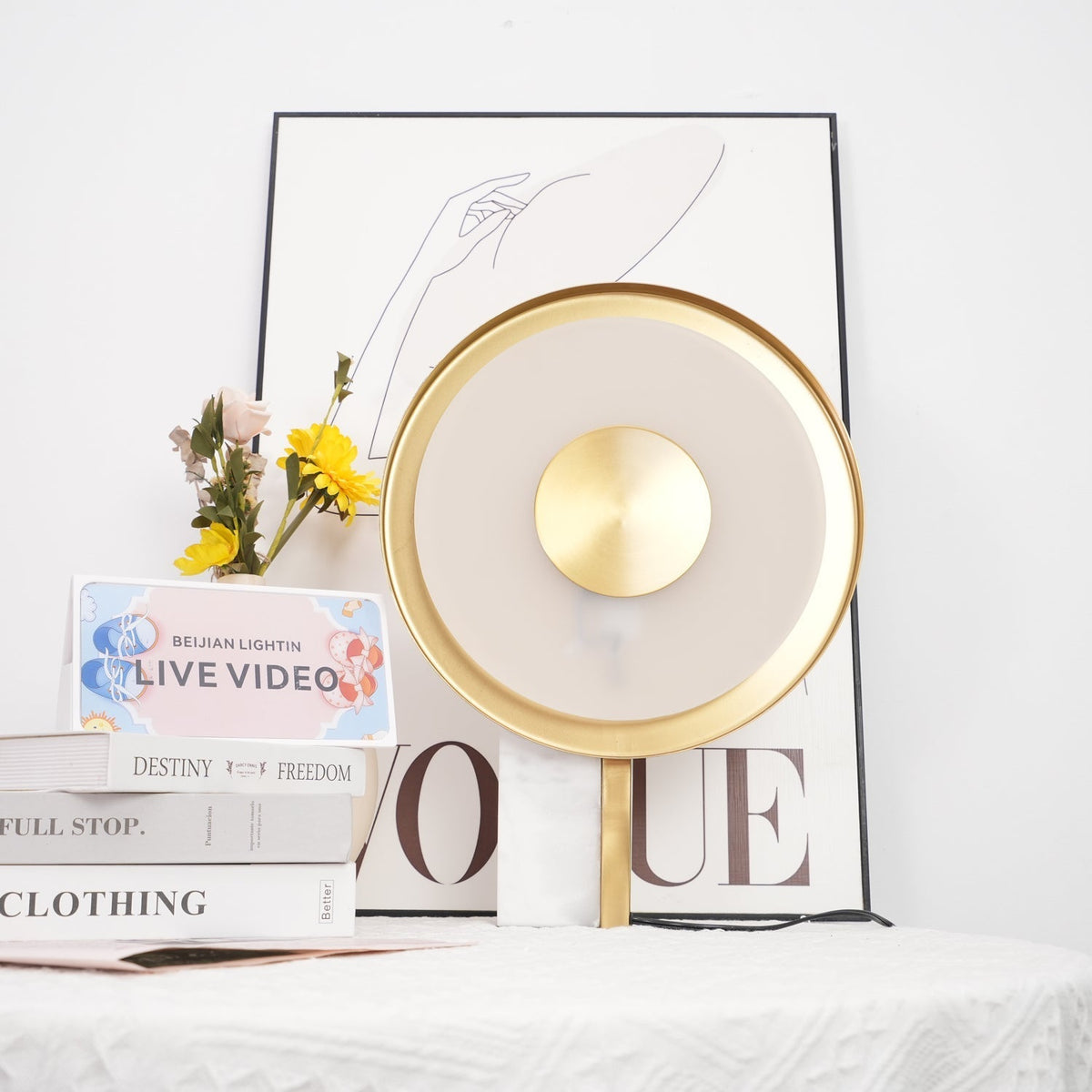 Tessain marmeren minimalistische tafellamp