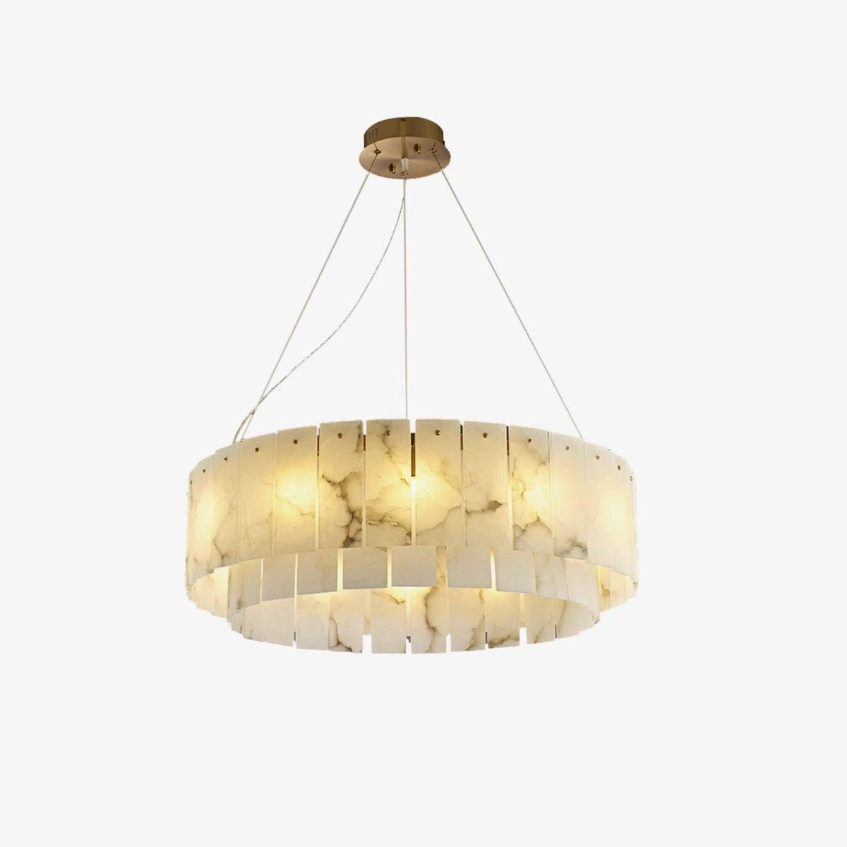 Dovin hanglamp van albast
