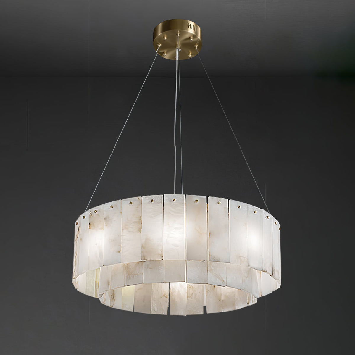 Dovin hanglamp van albast