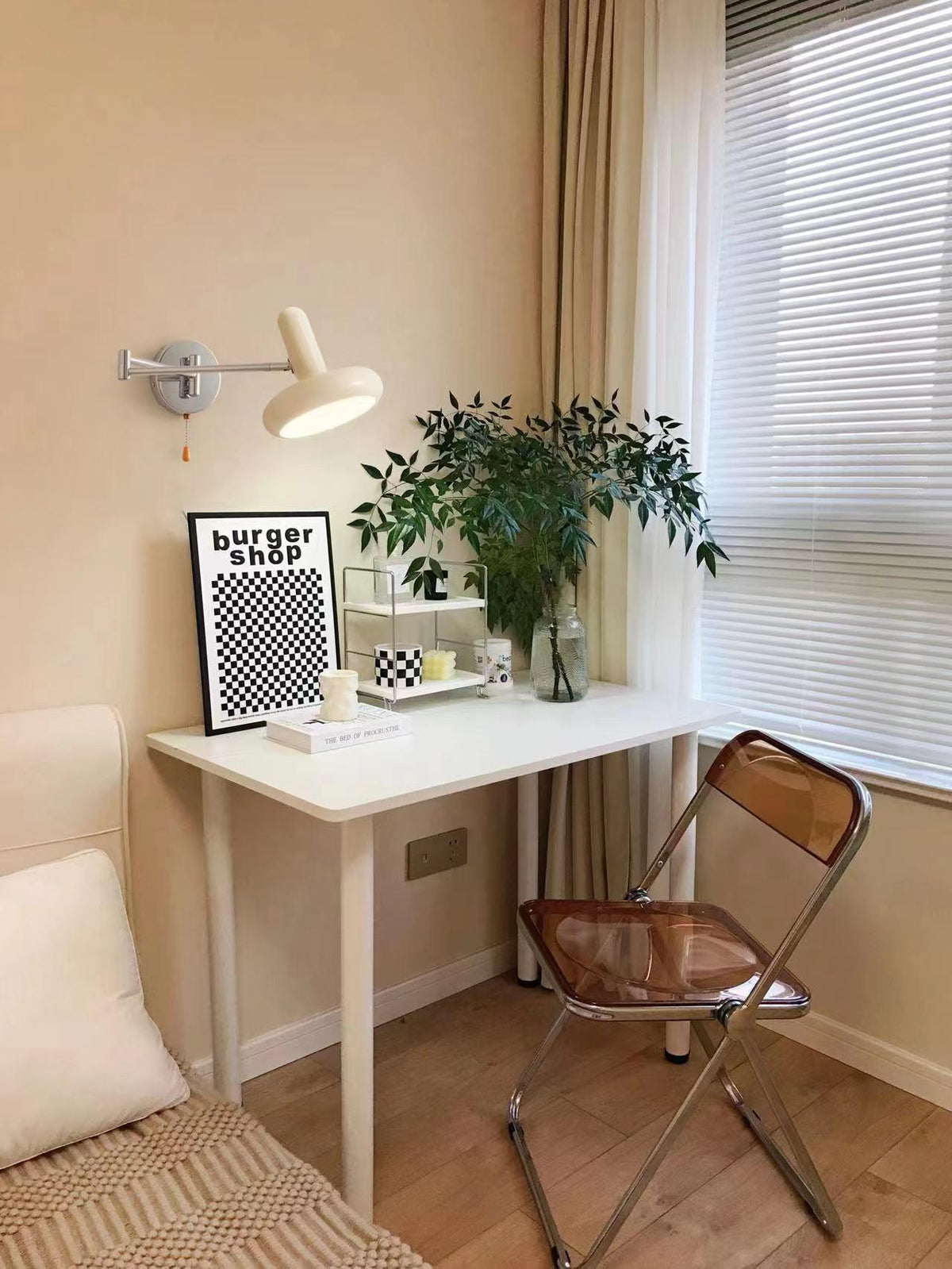 Ferinielle wandlamp Noordse kunst Rocker Metaal