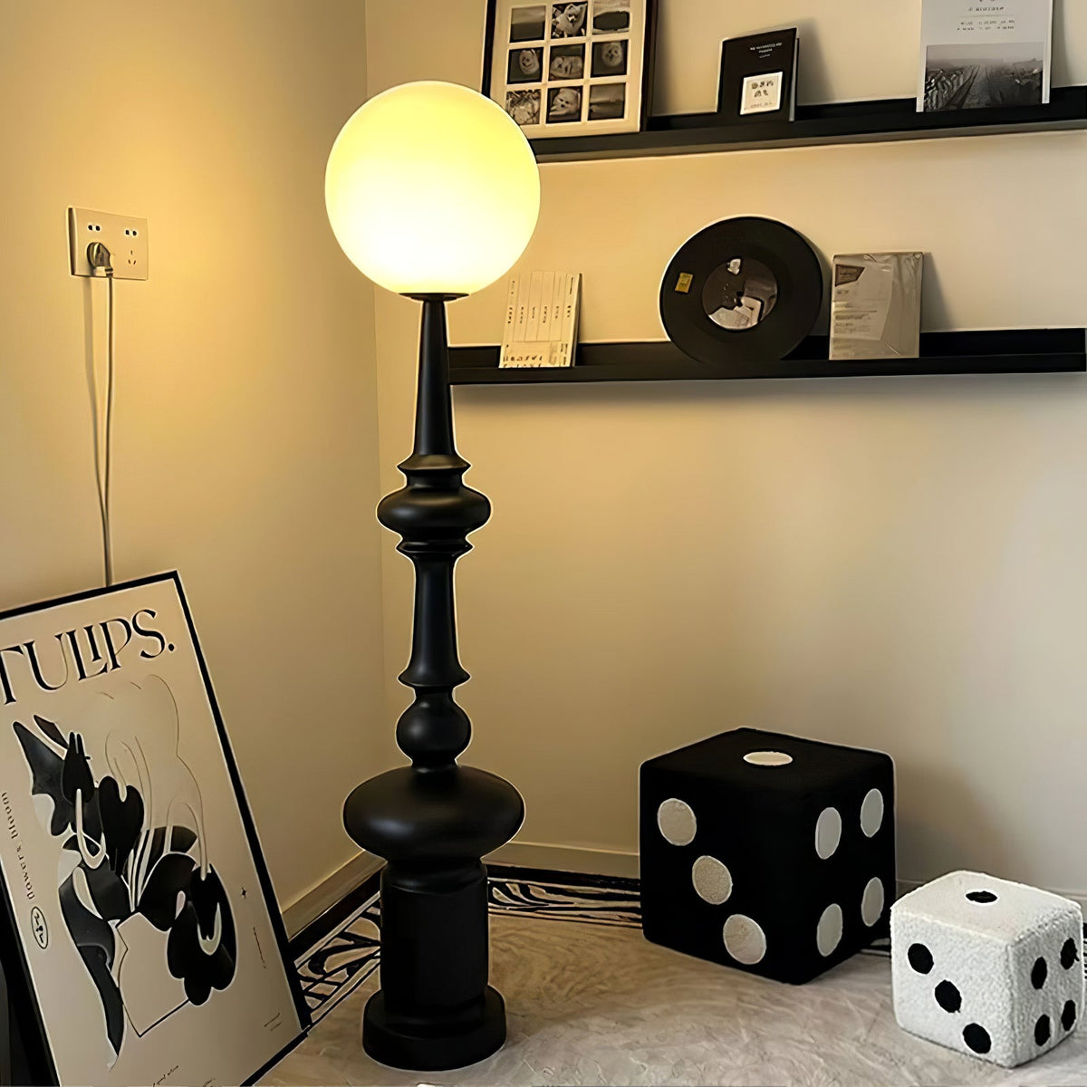 Riroxen vloerlamp Roman Column
