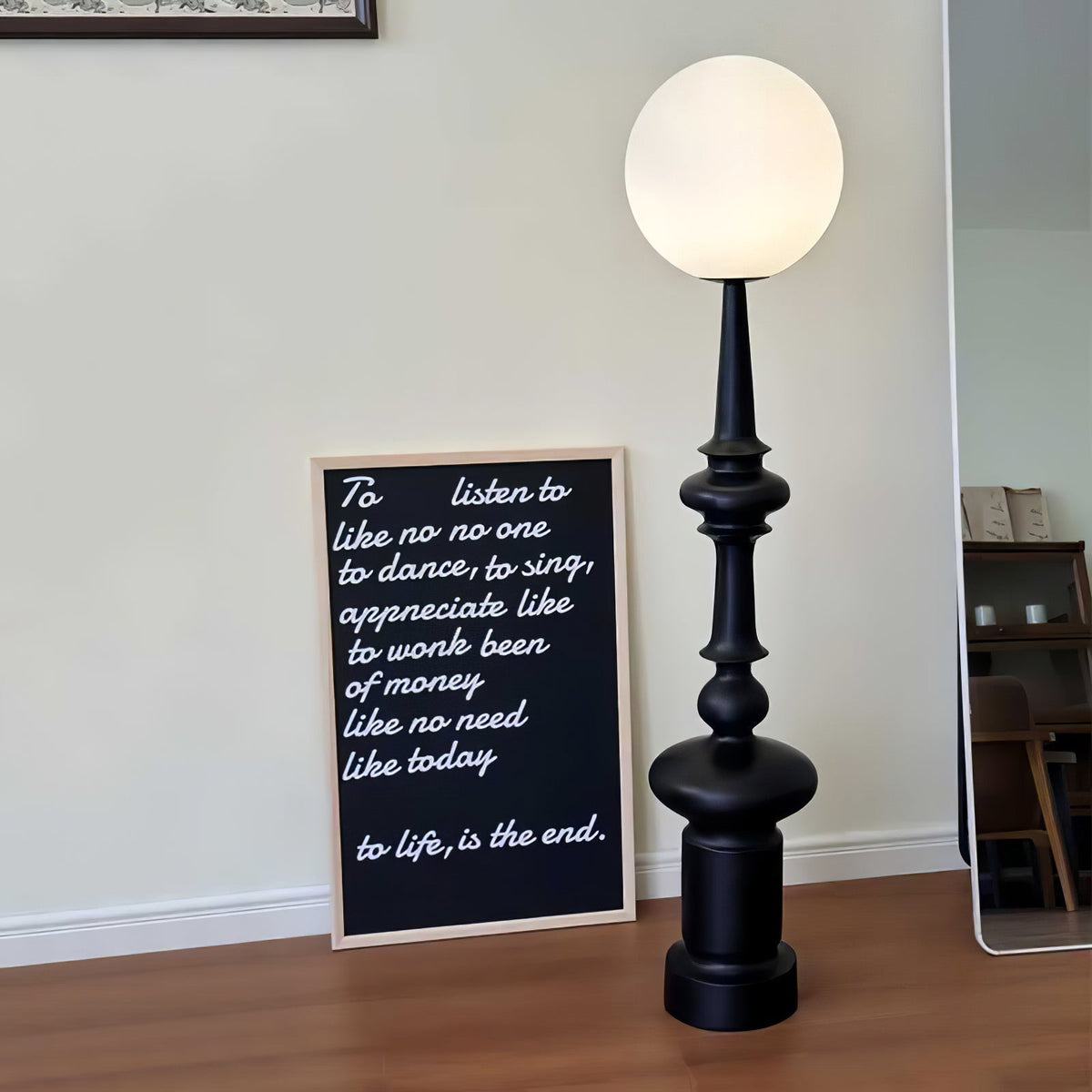 Riroxen vloerlamp Roman Column