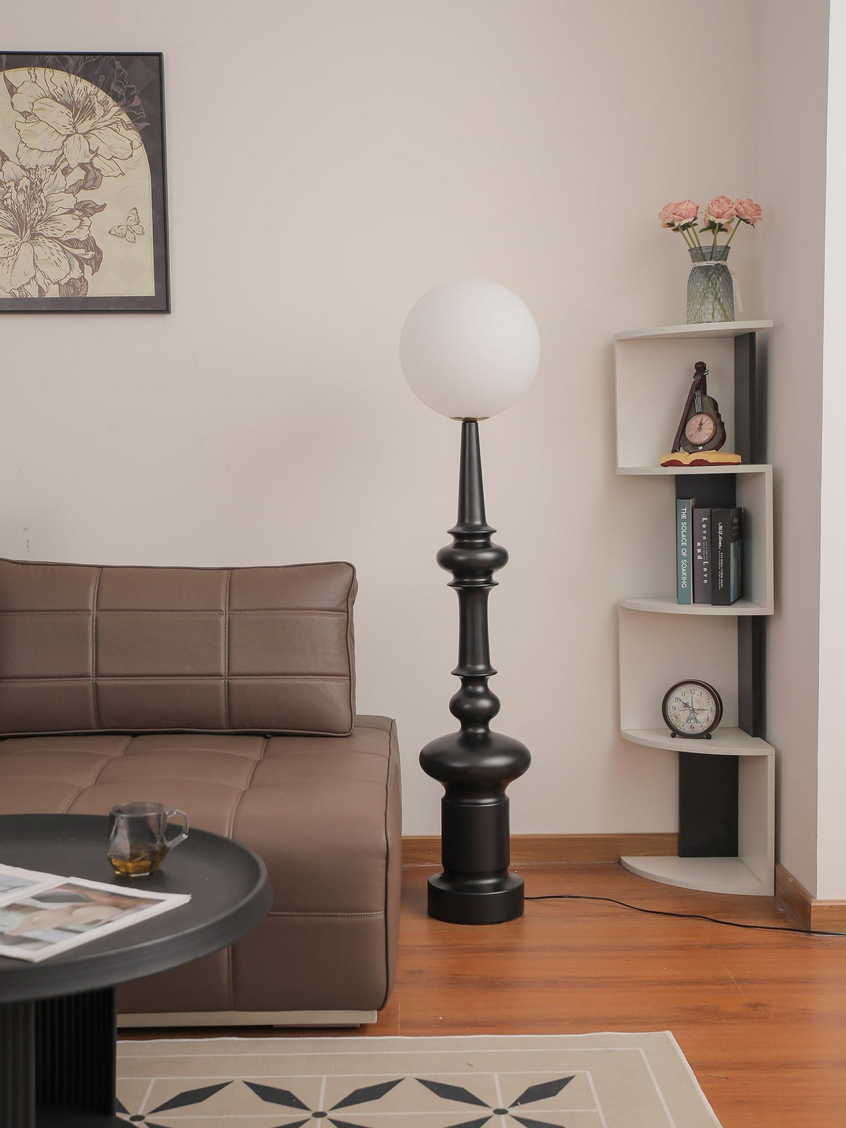 Riroxen vloerlamp Roman Column
