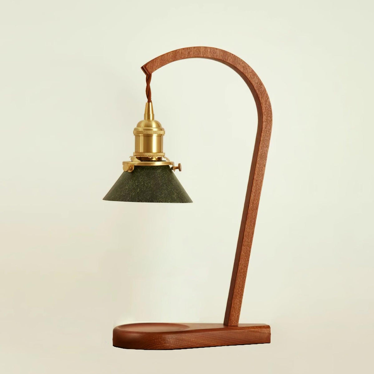 Aldorira Houten tafellamp Mid-Century Modern