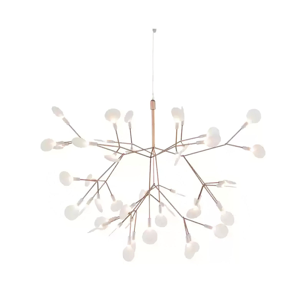Auroreon Kroonluchter roségoud Firefly LED Tak