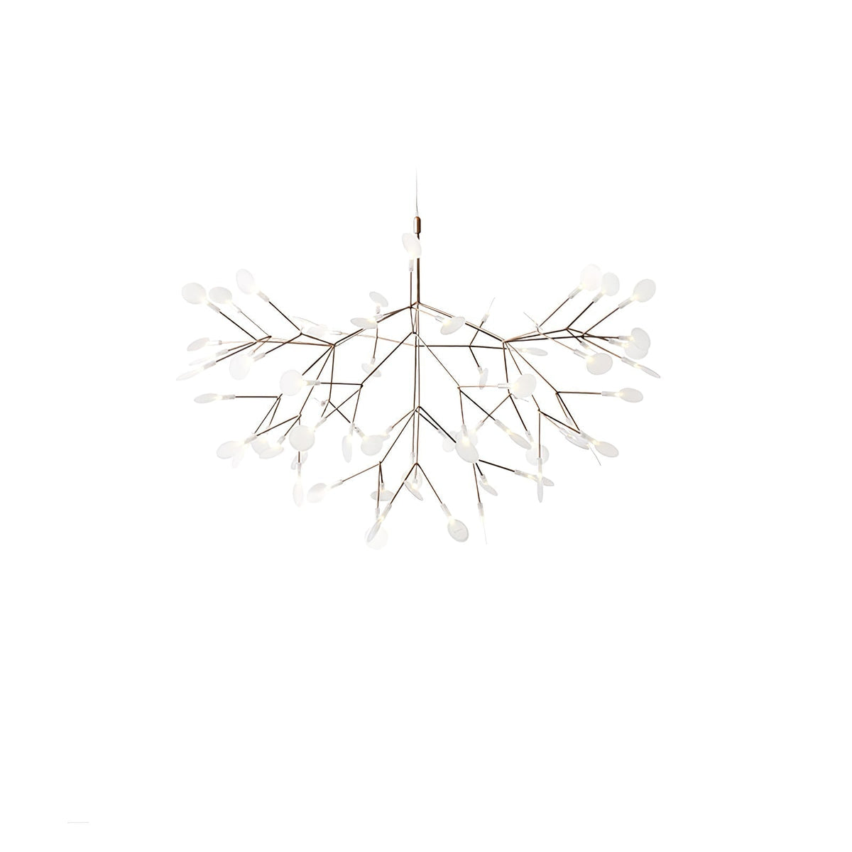 Auroreon Kroonluchter roségoud Firefly LED Tak