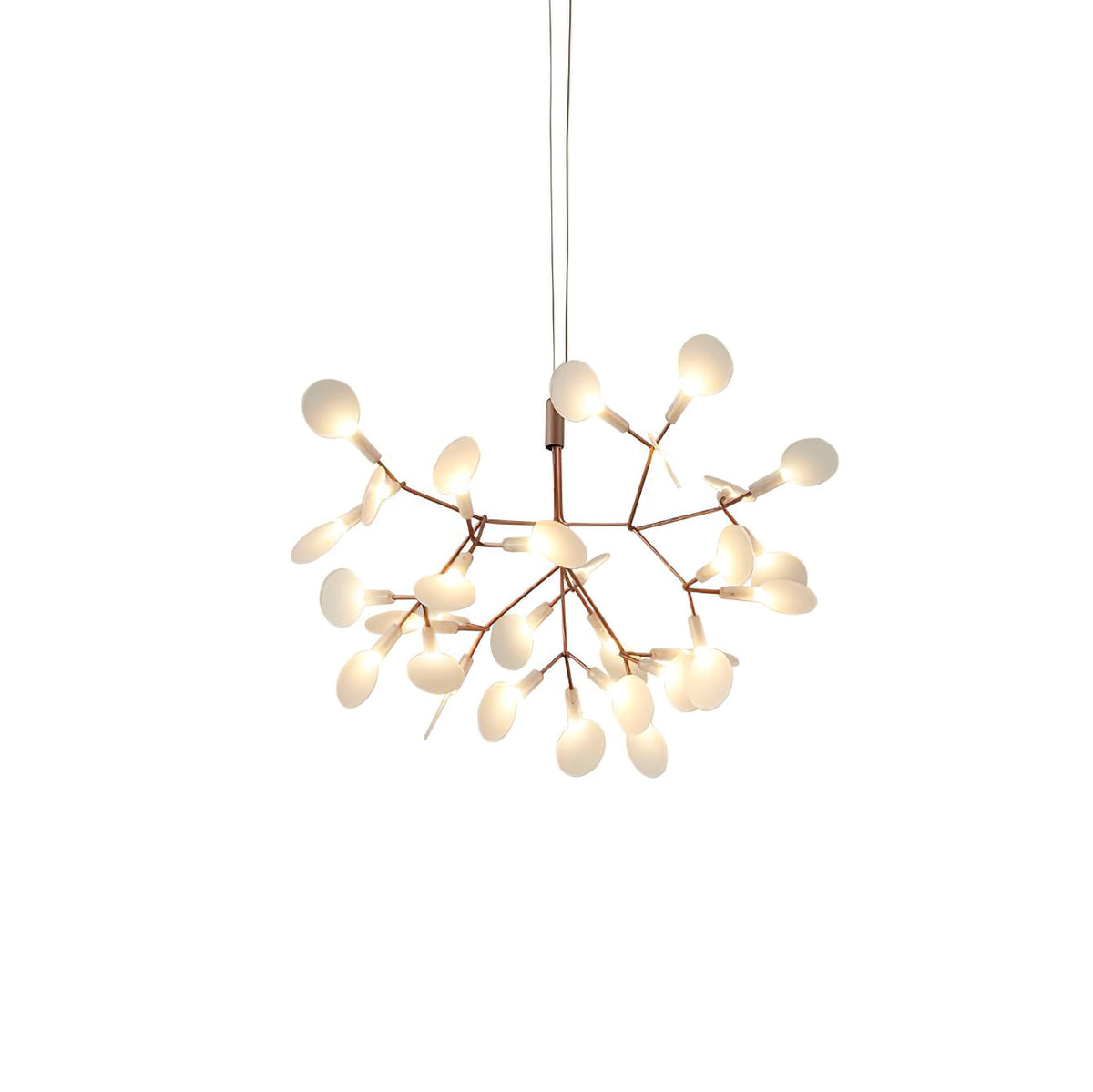 Auroreon Kroonluchter roségoud Firefly LED Tak