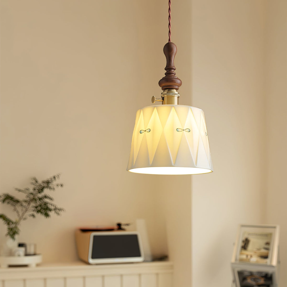 Ceraeyre Vintage Keramische hanglamp