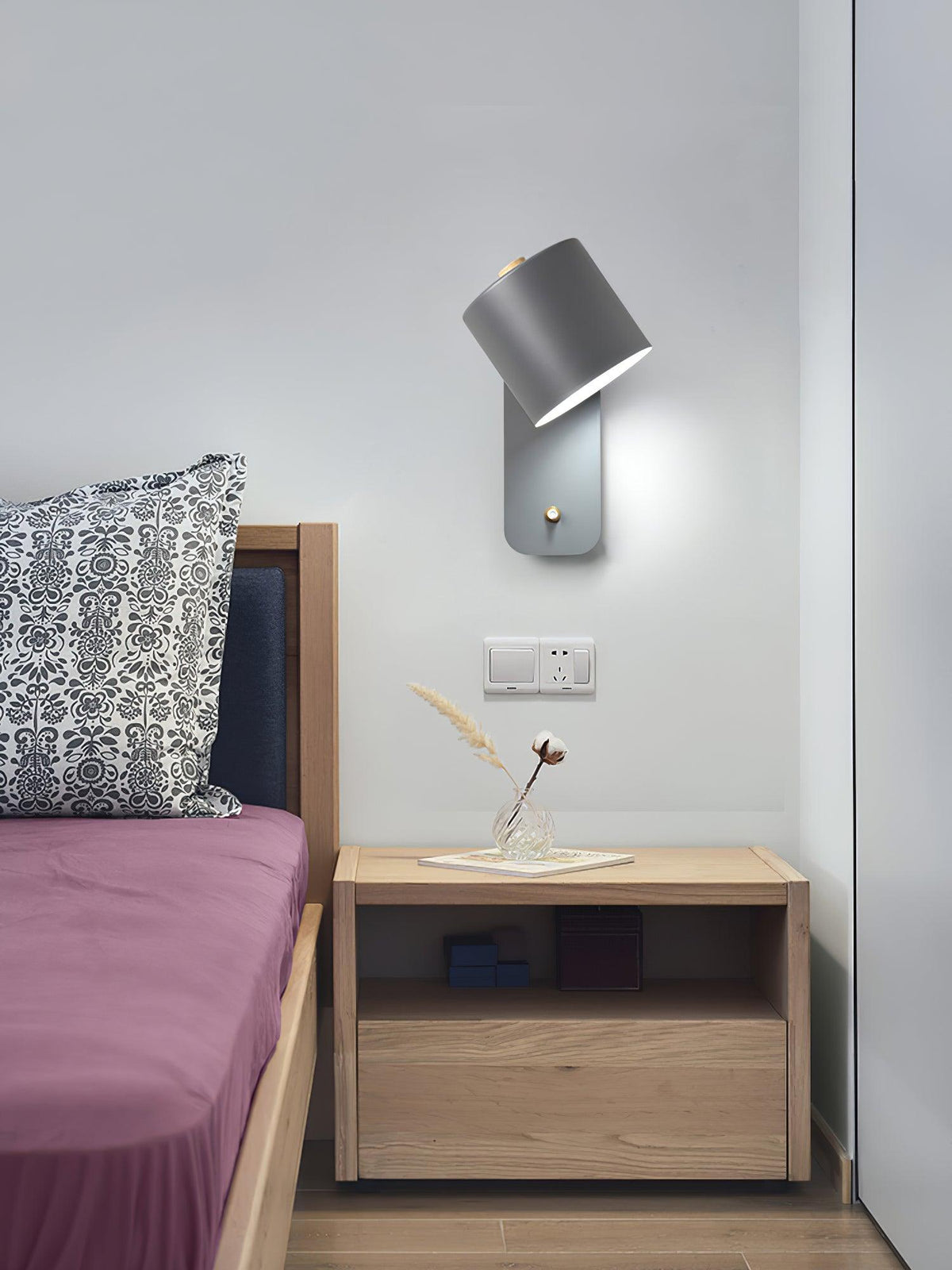 Lumuiella wandlamp met Draaibare Cilinder