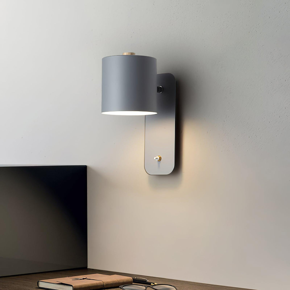 Lumuiella wandlamp met Draaibare Cilinder