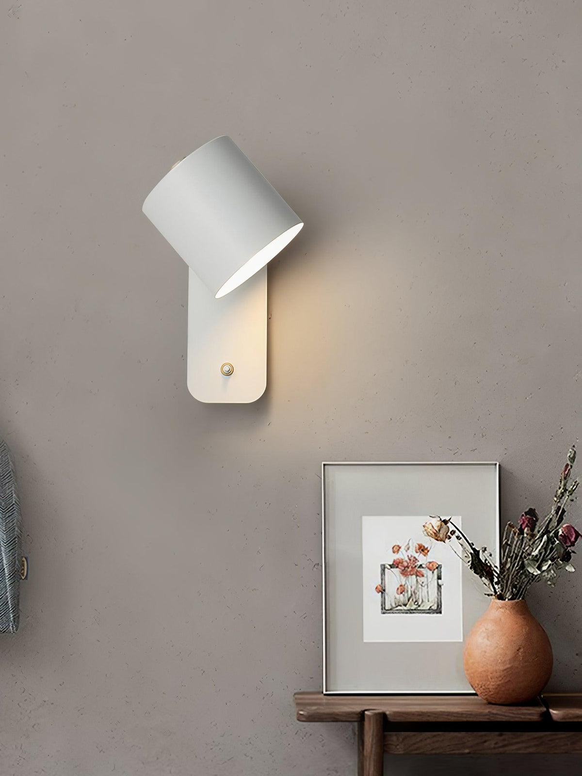 Lumuiella wandlamp met Draaibare Cilinder