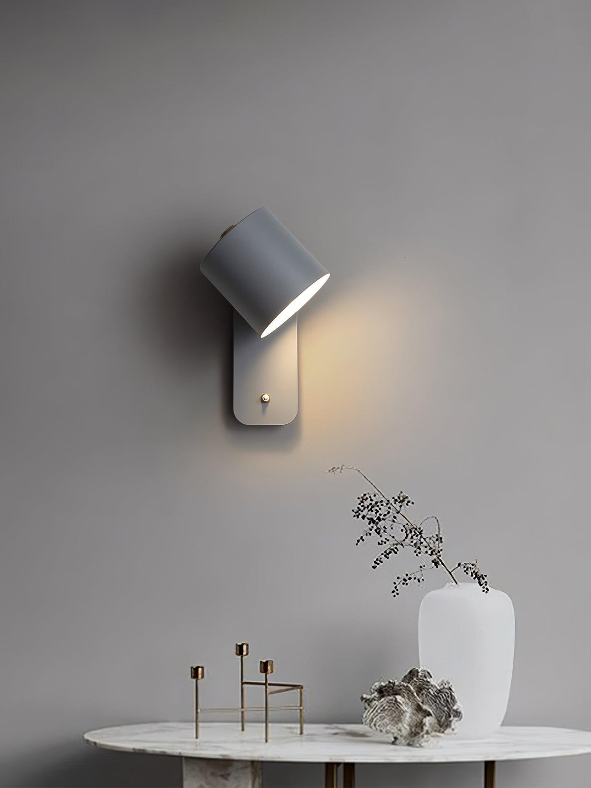 Lumuiella wandlamp met Draaibare Cilinder