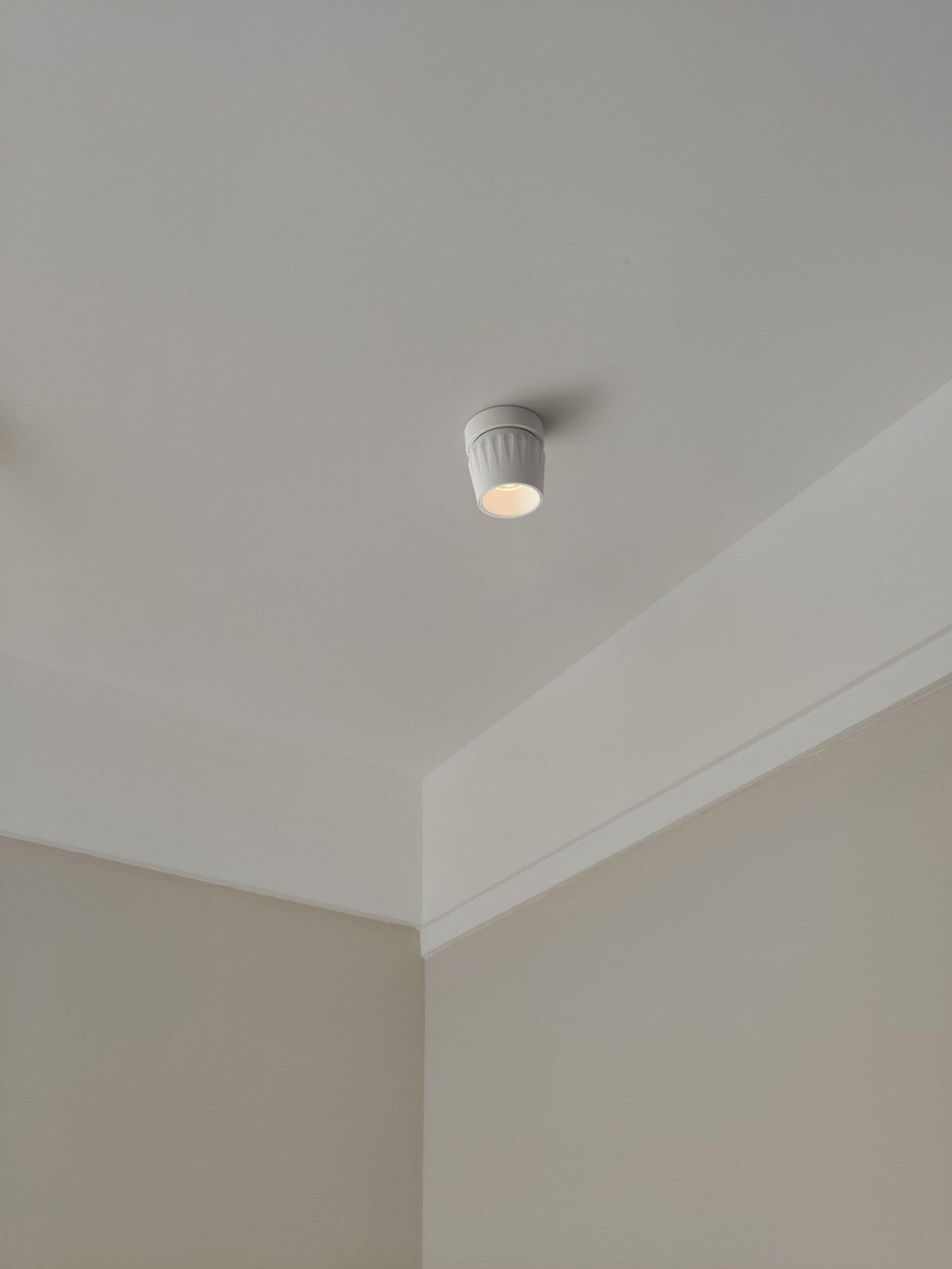 Keveny plafondspot aluminium geribbel draaibaar minimalistisch